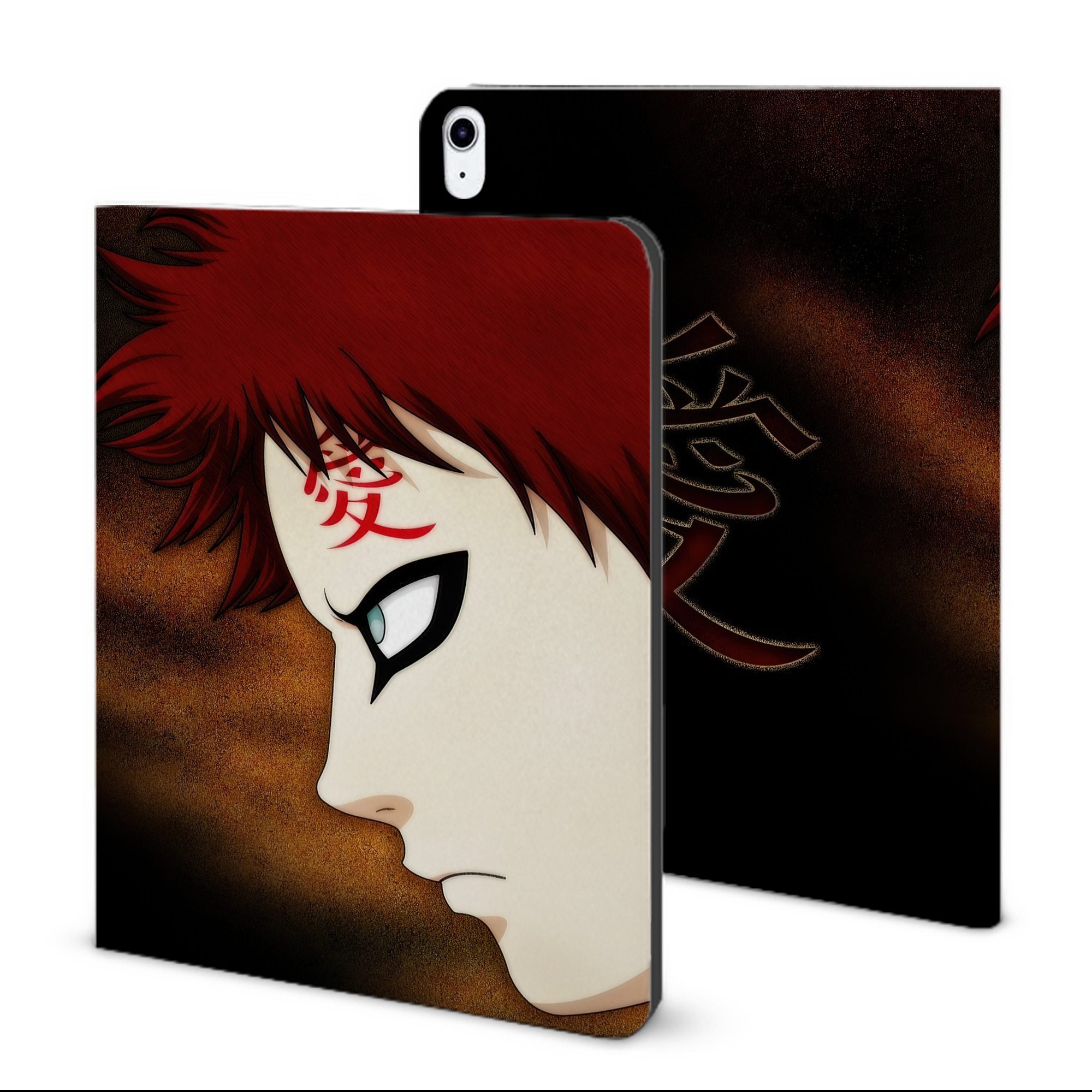 （画像用） NARUTO -ナルト- NARUTO -ナルト- 疾風伝 IPad ケース ブック型 PUレザー TPU 耐衝撃 軽量 薄型 ペン収納なし 全面保護 IPad 各モデル対応